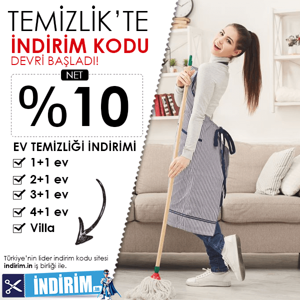 Ev Temizliğinde İndirim Kodu Devri Başladı : Kapak Görseli